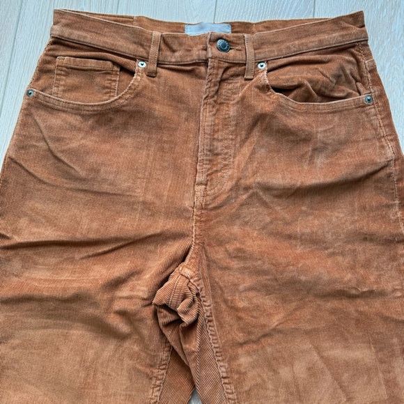 Everlane Baby Corduroy Cheeky Pants in Rust Women’s Size 30 - Picture 5 of 14